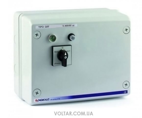 Пульт управления QST 4000 для трёхфазных скважинных насосов Pedrollo с датчиком уровня в Сочи 
